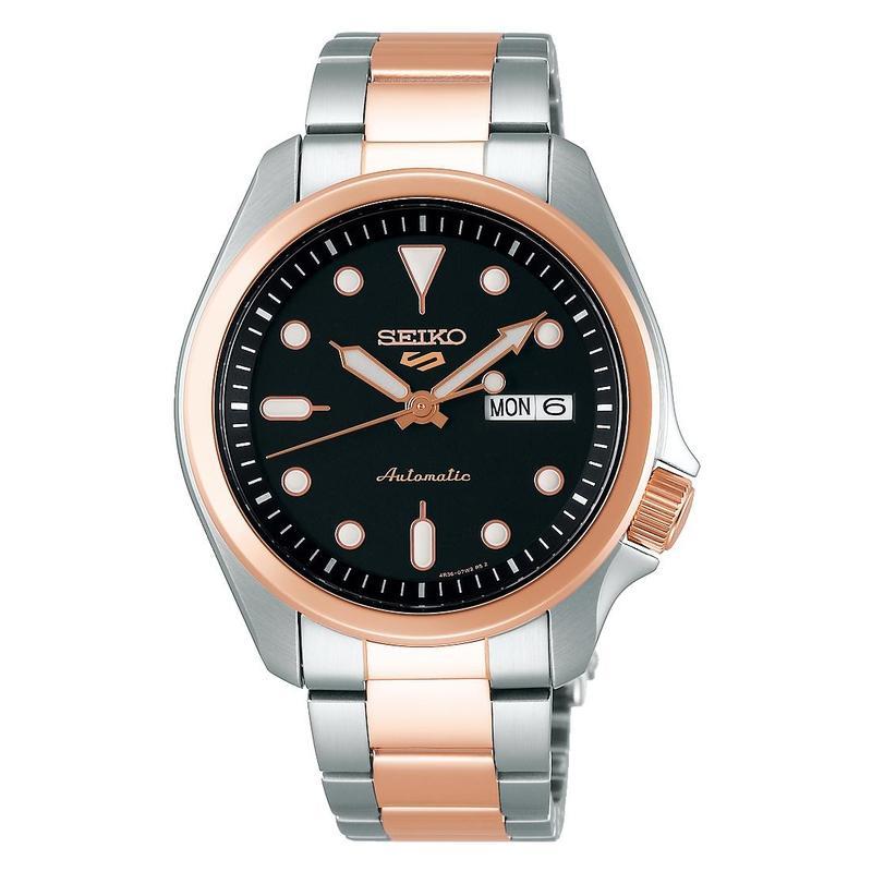 Gents Seiko 5 Sport Two Tone Automatic 100M