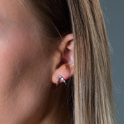 Georgini Georgini The Layered Edit Tiga Earrings Silver