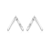 Georgini Georgini The Layered Edit Tiga Earrings Silver