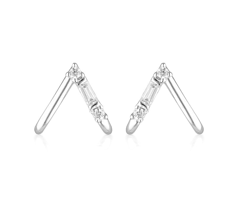Georgini Georgini The Layered Edit Tiga Earrings Silver