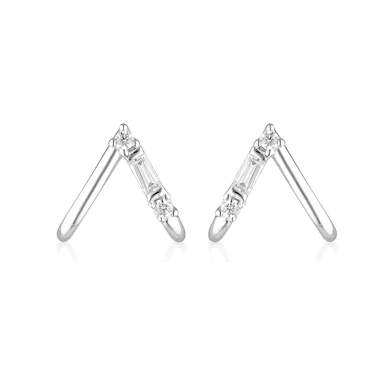 Georgini Georgini The Layered Edit Tiga Earrings Silver