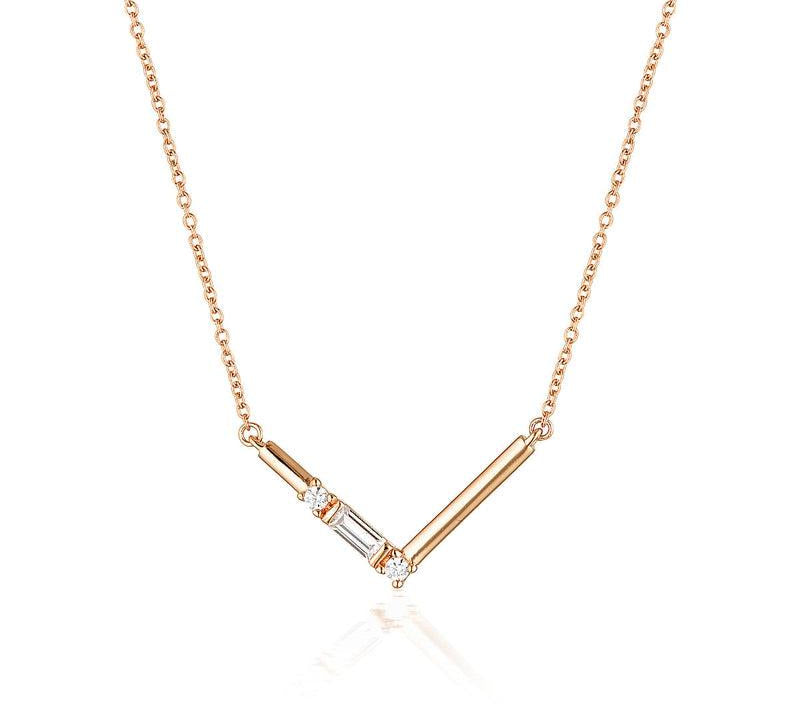 Georgini Georgini The Layered Edit Tiga Necklace Rose Gold