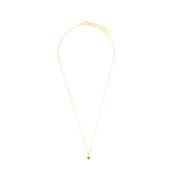 Georgini Natural Citrine and Diamond November Pendant - Gold