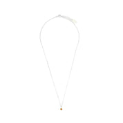 Georgini Natural Citrine and Diamond November Pendant - Silver