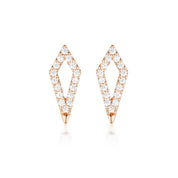 Georgini Rock Star Kite Rose Gold Earrings