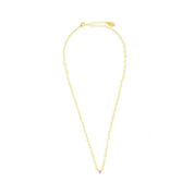 Georgini Sweetheart Heart Chain Necklace - Pink Gold