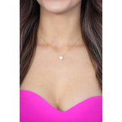 Georgini Sweetheart Sparkly Heart Pendant - Gold