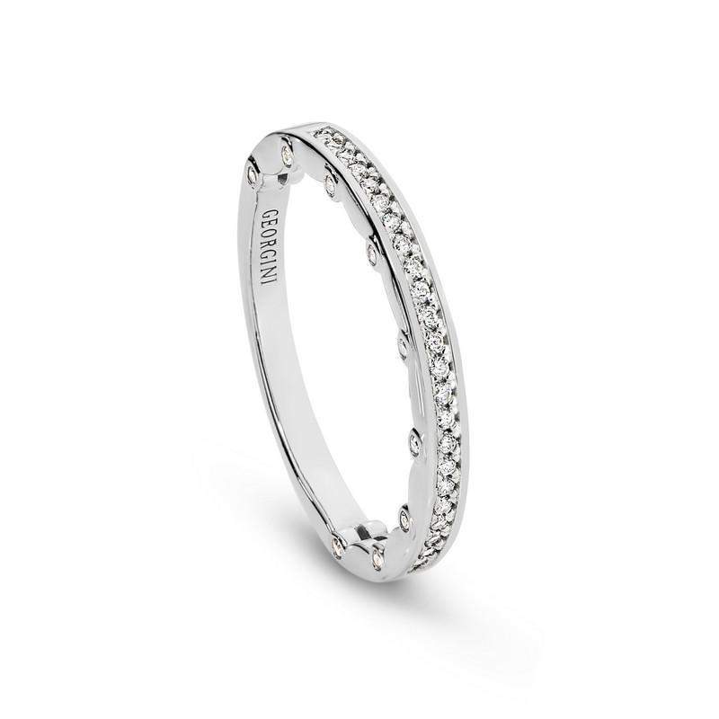 Georgini Vento Single Row CZ Ring