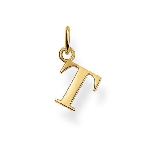 Silver Plated Letter T Special ADDITION Pendant with Eyelet