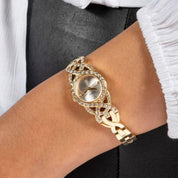 Guess Adorn Silver Dial Analog Watch