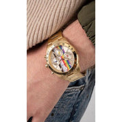 Guess Altitude Gold Tone Multi-Function Gents Watch GW0434G1