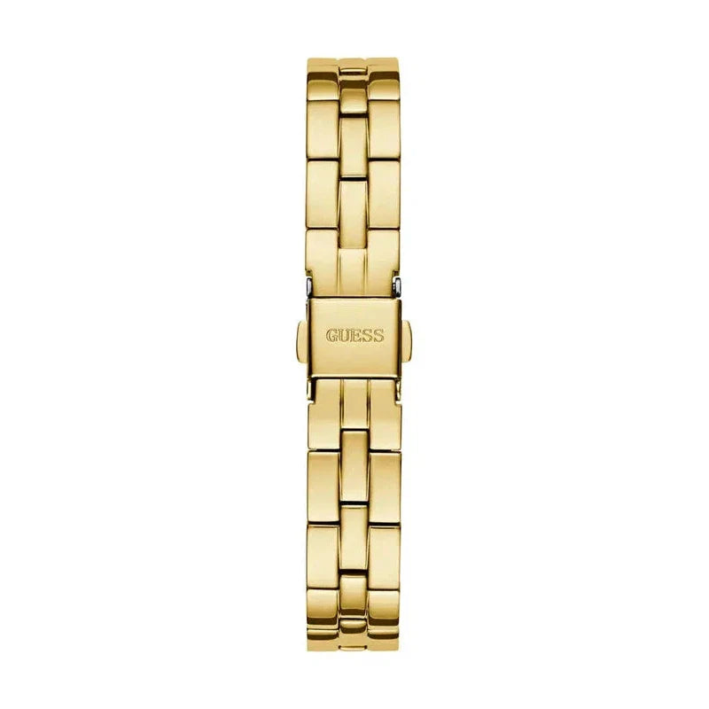 Guess Array Champagne Dial Analogue Watch