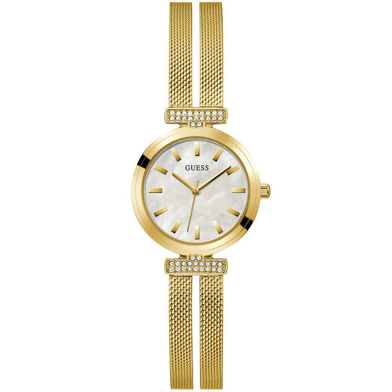 Guess Array Gold Tone Analog Ladies Watch GW0471L2