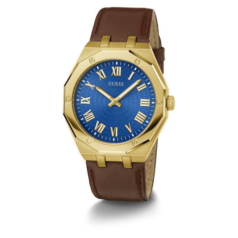 Guess Asset Blue Dial Analog Watch