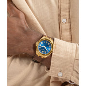 Guess Asset Blue Dial Analog Watch