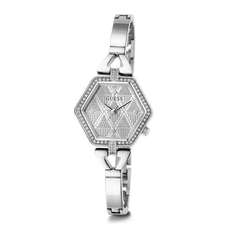 Guess Audrey Silver Dial Analog Watch