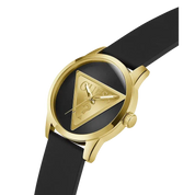 Guess Badge Black Dial Analogue Watch