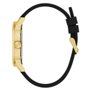 Guess Badge Black Dial Analogue Watch