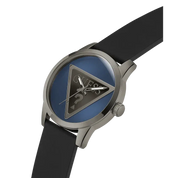 Guess Badge Blue Dial Analogue Watch