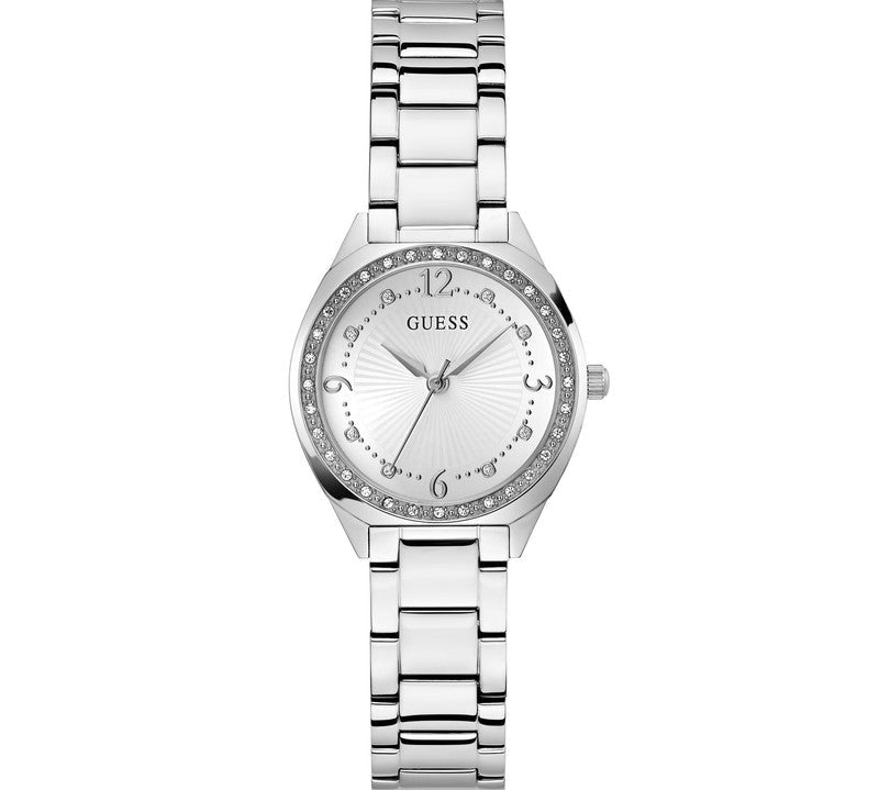 Guess Charlotte White Dial Analogue Watch