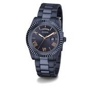 Guess Connoisseur Navy Tone Day/Date Gents Watch GW0265G9