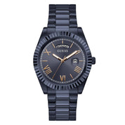 Guess Connoisseur Navy Tone Day/Date Gents Watch GW0265G9