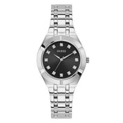 Guess Crystalline Silver Tone Ladies Watch GW0114L1