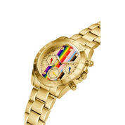 Guess Eclipse Gold Tone Multi-Function Ladies Watch GW0433L1