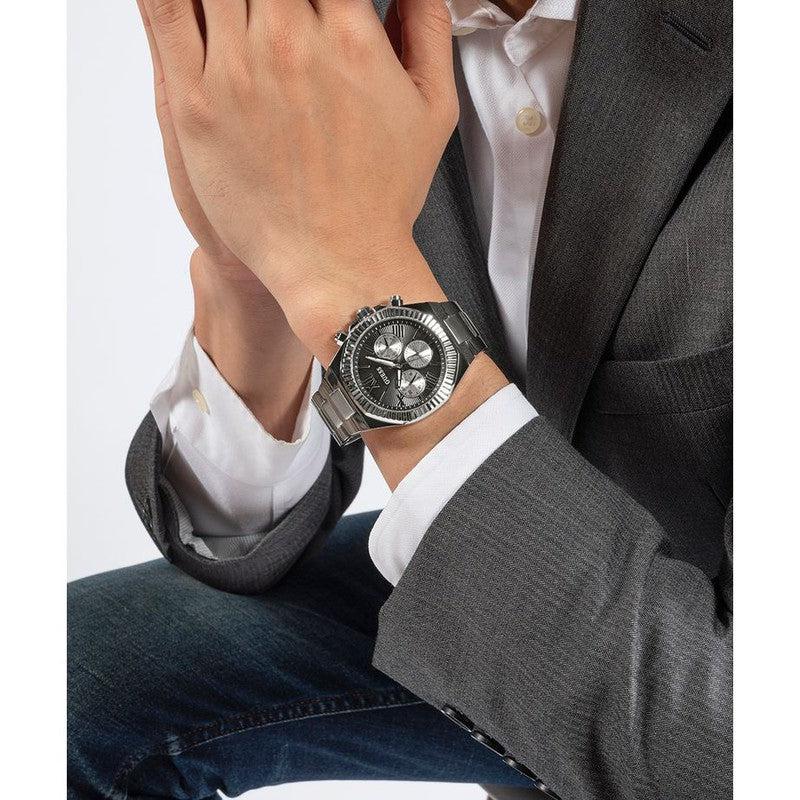 Guess Equity Black Dial Multifunction Watch
