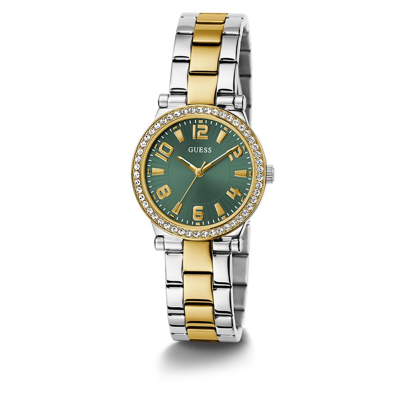 Guess Fawn Green Dial Analog Watch