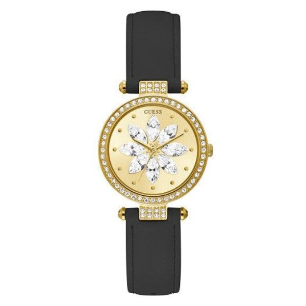 Guess Full Bloom Gold Tone Analog Ladies Watch GW0382L2