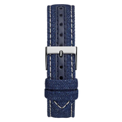 Guess G Stitch Blue Dial Analogue Watch