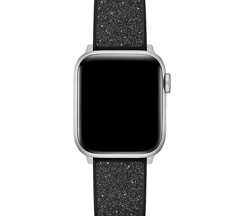 Guess Glitter Leather on Silicone Strap for Apple 38-40 mm Watch