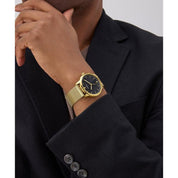 Guess Gold Tone Analog Watch with Diamond Dial