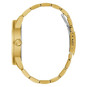 Guess Gold Tone Multi-Function Watch with Blue Dial