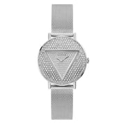 Guess Iconic Silver Tone Analog Ladies Watch GW0477L1