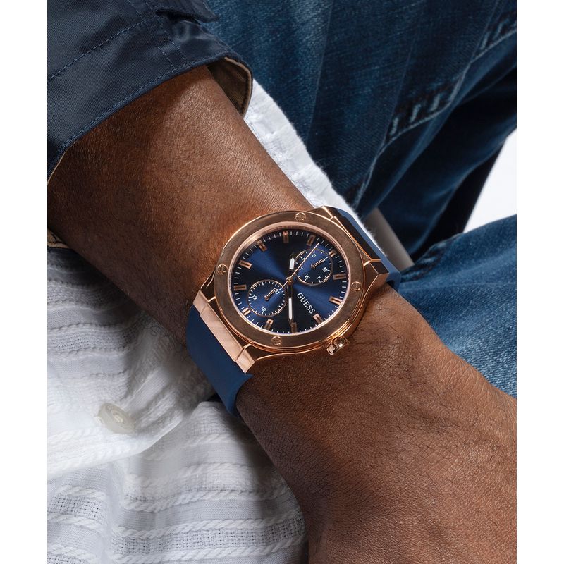 Guess Jet Blue Dial Multifunction Watch