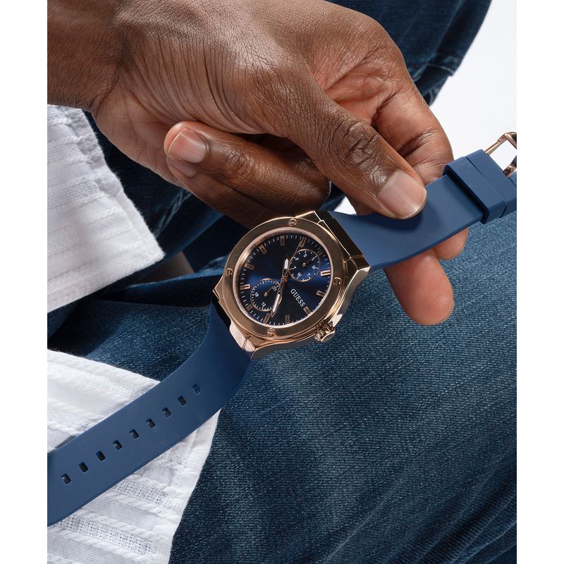 Guess Jet Blue Dial Multifunction Watch