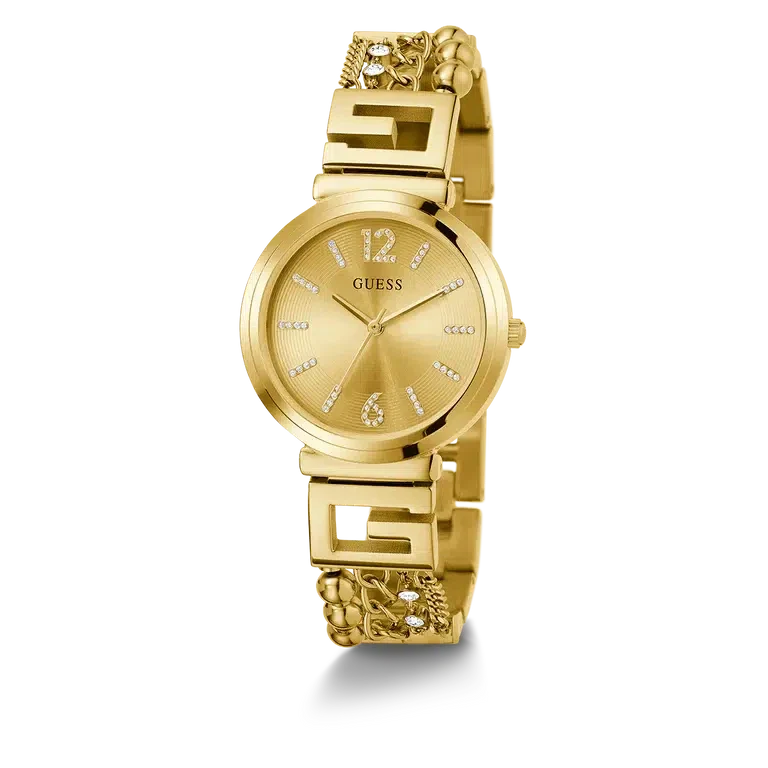 Guess Ladies Gold Tone Analog Watch GW0545L2