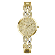 Guess Ladies Gold Tone Analog Watch