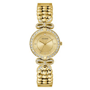 Guess Ladies Gold Tone Analog Watch