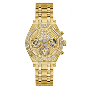 Guess Ladies Gold Tone Multi-function Watch GW0440L2