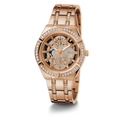 Guess Ladies Rose Gold Tone Multi-function Watch GW0604L3