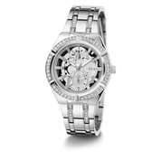 Guess Ladies Silver Tone Multi-function Watch GW0604L1