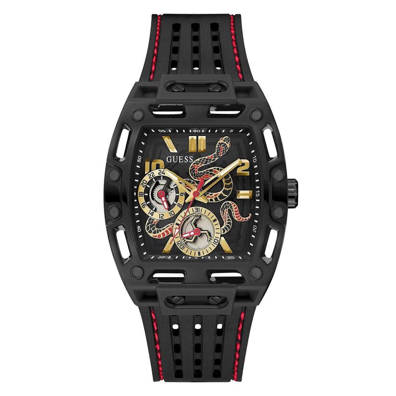 Guess Limited Edition Lunar New Year Black Multi-Function Watch