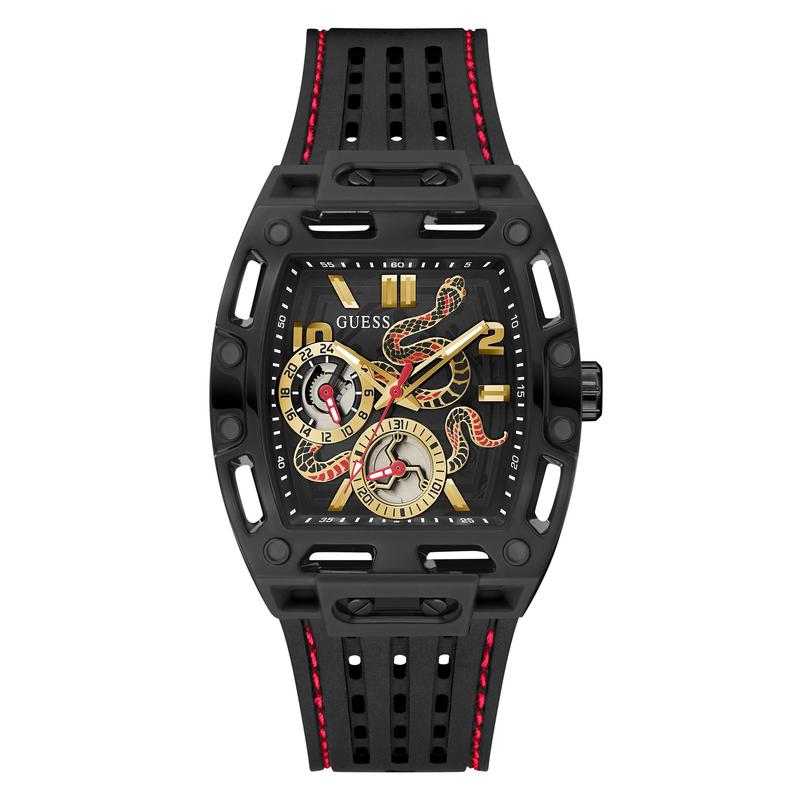 Guess Limited Edition Lunar New Year Black Multi-Function Watch