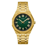 Guess Mens Gold Tone Analog Watch GW0575G2