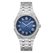 Guess Mens Silver Tone Analog Watch GW0575G4