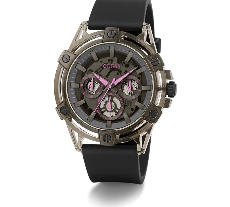 Guess Men's Sporting Pink Limited Edition Watch