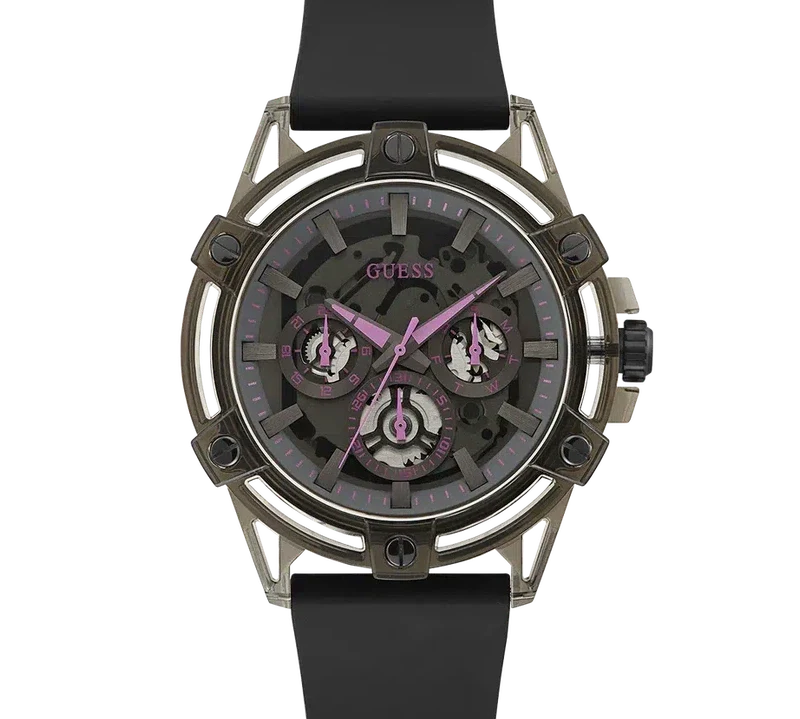 Guess Men's Sporting Pink Limited Edition Watch